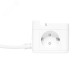 Удлинитель куб 2 гнезда 1USB + 2 Type C с быстрой зарядкой, подставкой под телефон и ночником 1, 3 метра 1 мм2