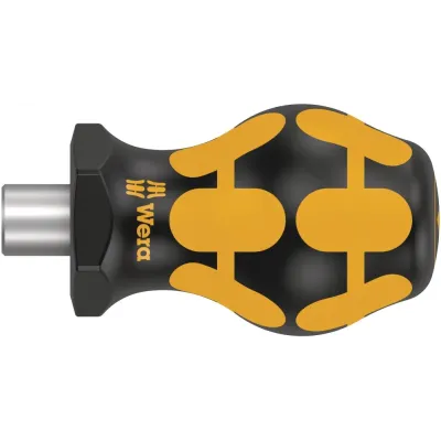 Короткая рукоятка-битодержатель 811/1 ESD Stubby с магнитом 1/4X10 мм для бит с шестигранным хвостовиком 1/4 C 6.3
