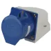Розетка ЭРА R(OUT)-32-2P-PE-IP44 стационарная наружная 123 2Р+РЕ 32А 220В IP44