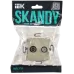 SKANDY Розетка двойная TV+SAT SK-A13B бежевый IEK