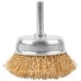 Щетка для дрели, Чашка, латунированная витая проволока 0,3 мм, 65 мм, блистер, Profi