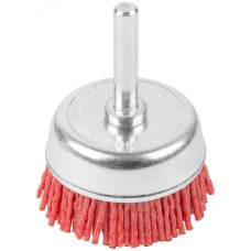 Щетка для дрели, Чашка, нейлон, 50 мм, блистер, Profi