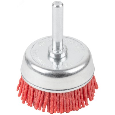 Щетка для дрели, Чашка, нейлон, 50 мм, блистер, Profi