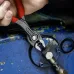 Клещи с фронтальным и боковым захватами, зев 3-16 мм, длина 150 мм, обливные ручки, TwinGrip, SB