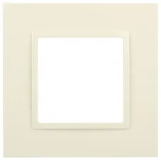 Рамка для розеток и выключателей ЭРА Elegance 14-5011-02 Classic, на 1 пост, сл.кость