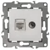 12-3110-01 ЭРА Розетка комбинированная RJ45+TV, IP20, Эра12, белый (10/100/3200)