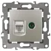 12-3110-15 ЭРА Розетка комбинированная RJ45+TV, IP20, Эра12, перламутр (10/100/3200)