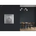 Светорегулятор поворотно-нажимной LED 300Вт без нейтрали алюминий ETIKA