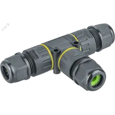 Коннектор Navigator 82 836 NTB-T02-3P-IP68 T-образный 3PIN