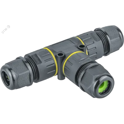 Коннектор Navigator 82 836 NTB-T02-3P-IP68 T-образный 3PIN