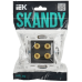 SKANDY Аудиорозетка 4-местная SK-A01T титан IEK