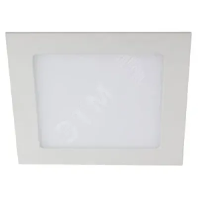 LED 2-18-4K Светильник ЭРА светодиодный квадратный LED 18W 220V 4000K (20/360)