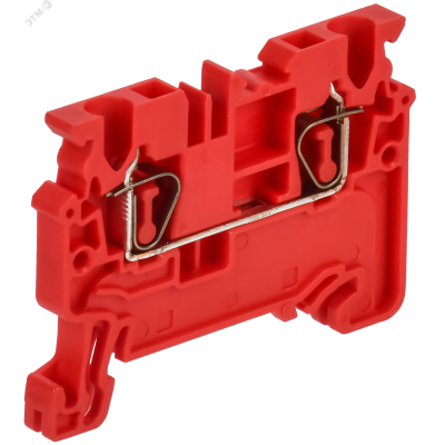 ARMAFIX Клемма пружинная CX2.5 проходн. красная IEK