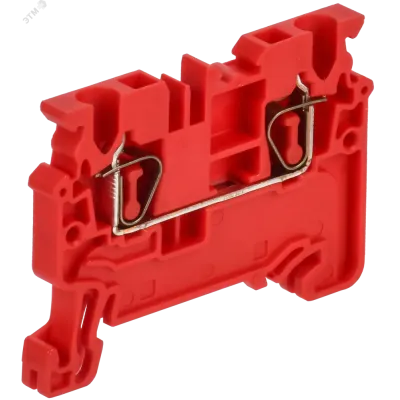 ARMAFIX Клемма пружинная CX2.5 проходн. красная IEK