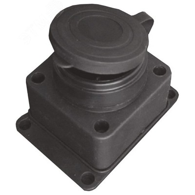 Розетка настенная однофазная с заглушкой (каучук) ''UNIVERSAL''