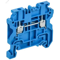 ARMAFIX Колодка клеммная CY2.5BU винтовая 2,5мм2 проходная синяя Ex IEK