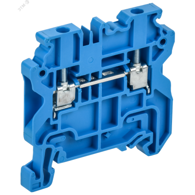ARMAFIX Колодка клеммная CY2.5BU винтовая 2,5мм2 проходная синяя Ex IEK