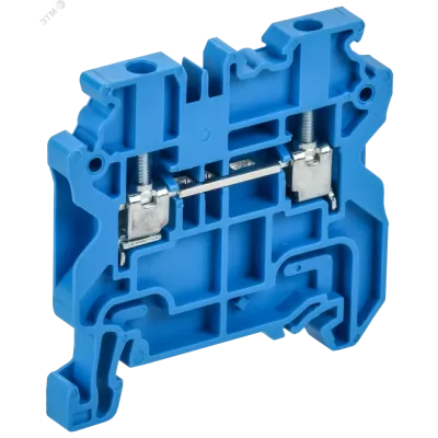 ARMAFIX Колодка клеммная CY2.5BU винтовая 2,5мм2 проходная синяя Ex IEK