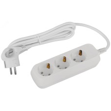 Удлинитель электрический ЭРА UDL-16-315-E Greenline 3 розетки с заземлением 1,5м ПВС 3x1мм2