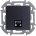 Розетка компьютерная RJ45 категория 6 UTP антрацит INSPIRIA