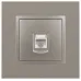 Розетка ЭРА Elegance 14-3107-16 RJ45, титан