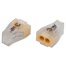 Клемма ЭРА NO-225-363 быстрозажимная 773-602 прозрачная 2-проводная 0.75-4.0 мм2 (упаковка 50 шт.)