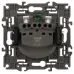 14-2103-04 ЭРА Розетка 2P+E Schuko со шторками с крышкой, 16A-250В, IP20, Эра Elegance, шампань (10/