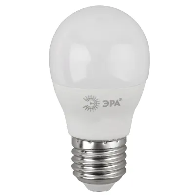 Лампочка светодиодная ЭРА STD LED P45-11W-827-E27 E27 / Е27 11Вт шар теплый белый свет