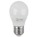 Лампочка светодиодная ЭРА STD LED P45-11W-827-E27 E27 / Е27 11Вт шар теплый белый свет
