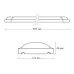 Cв-к светодиодный матовый Gauss IP20 585*120*46мм 18W 1520lm 4000K WLF-4 сталь 1/12