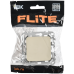 FLITE Выключатель 1-клавишный 10А ВС11-1-0-ФлСл сливочный IEK