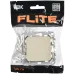FLITE Выключатель 1-клавишный 10А ВС11-1-0-ФлСл сливочный IEK