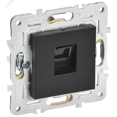 SKANDY Розетка компьютерная RJ45 кат.6 SK-K02Bl черный IEK