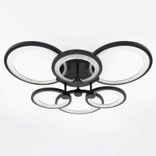 Светильник потолочный светодиодный ЭРА Модерн Odry CLL-1-117-RC BK с ДУ 117W 3000-6500К черный