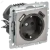BRITE Розетка 1-местная с заземлением с защитными шторками 16А с USB A+C 18Вт РЮш11-1-БрГН металл хром/никель IEK BRITE Розетка 1-местная с заземлением с защитными шторками 16А с USB A+C 18Вт РЮш11-1-БрГН металл хром/никель IEK