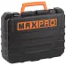 MAX-PRO Дрель-Шуруповерт аккумуляторная 18 В 0-350/0-1250об/мин 10мм 30Нм 2 батареи (Li-Ion) х1,5Ач 15+1 1ч. регулировка оборотов резиновые вставки LED подсветка