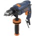 Дрель ударная 710 Вт,0-3000 об/мин,ключевой патрон 1,5-13 мм,2 кг,антивибрационная ручка,резиновые вставки,кор.