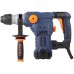 Перфоратор демонтажный SDS-Plus 1500 Вт, 0-850 об/мин, 5.5 Дж, 3 режима, антивибрационная ручка, набор зубил