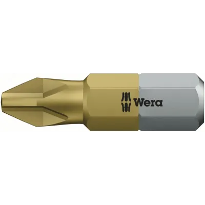 Бита 851/1 TiN PH сверхтвердое покрытие нитридом титана хвостовик 1/4 C 6.3 PH 2X25 мм
