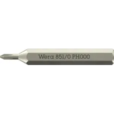 Бита крестовая, PH 000 x 30 мм, хвостовик шестигранный 5/32'' C4.0 (4 мм), 851/0 Micro Phillips