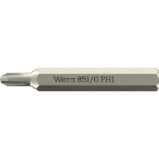 Бита крестовая, PH 1 x 30 мм, хвостовик шестигранный 5/32'' C4.0 (4 мм), 851/0 Micro Phillips