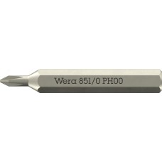Бита крестовая, PH 00 x 30 мм, хвостовик шестигранный 5/32'' C4.0 (4 мм), 851/0 Micro Phillips