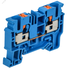 ARMAFIX Клемма пружинная Push In CP 10мм2 синяя IEK