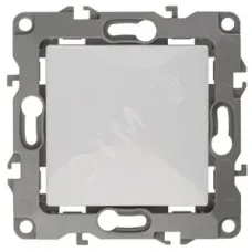12-1101-01 ЭРА Выключатель, 10АХ-250В, IP20, Эра12, белый (10/100/2800)