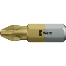 Бита 855/1 TiN PZ сверхтвердое покрытие нитридом титана хвостовик 1/4 C 6.3 PZ 2X25 мм