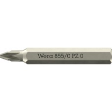 Бита крестовая, PZ 0 x 30 мм, хвостовик шестигранный 5/32'' C4.0 (4 мм), 855/0 Micro Pozidriv