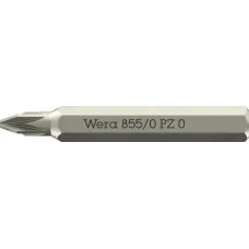 Бита крестовая, PZ 0 x 30 мм, хвостовик шестигранный 5/32'' C4.0 (4 мм), 855/0 Micro Pozidriv