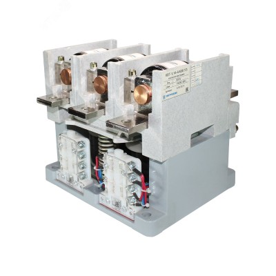 Контактор вакуумный КВТ-1,14-4/400-3 У3, трёхполюсный, 380В, 4з+3р, нереверсивный, без реле, IP00.
