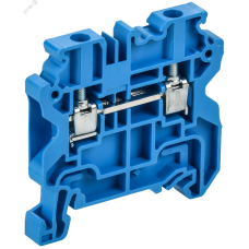 ARMAFIX Колодка клеммная CY4BU винтовая 4мм2 проходная синяя Ex IEK