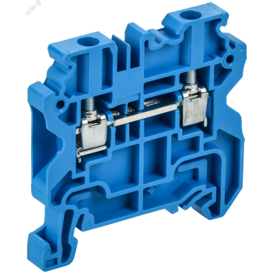 ARMAFIX Колодка клеммная CY4BU винтовая 4мм2 проходная синяя Ex IEK
